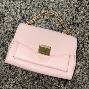 Pink Michael Kors Handbag with Gold Chain
